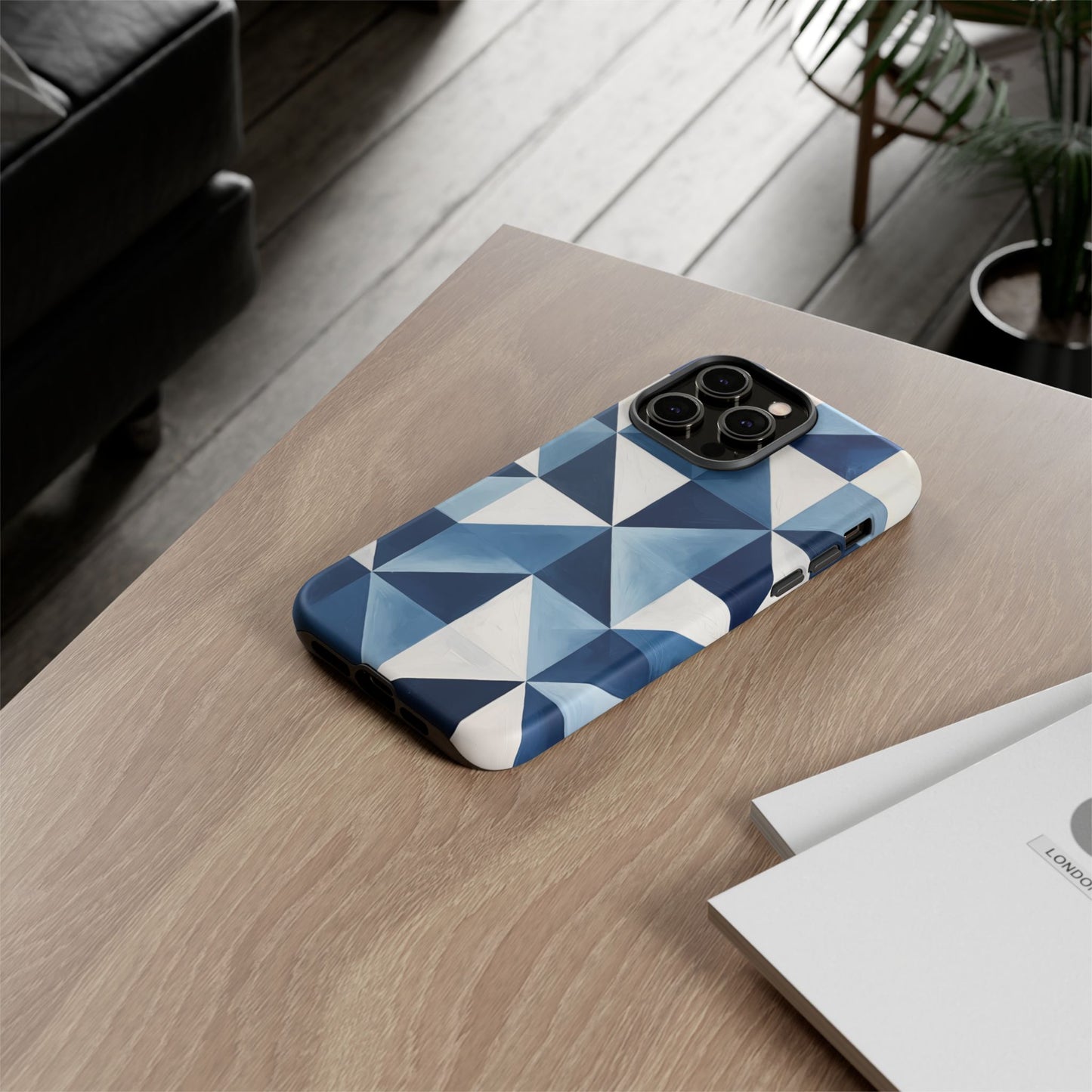 Blue Diamond Phone Case