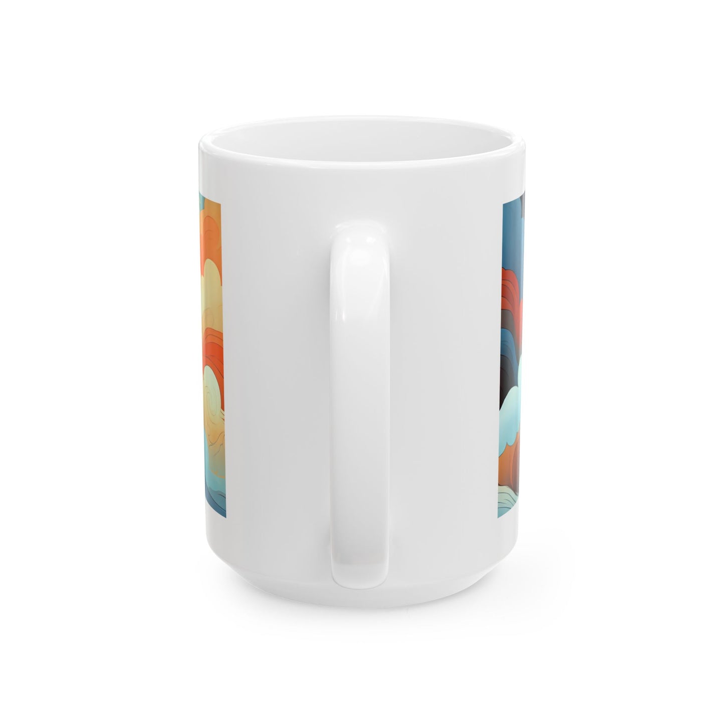 Mongolian Sky Ceramic Mug
