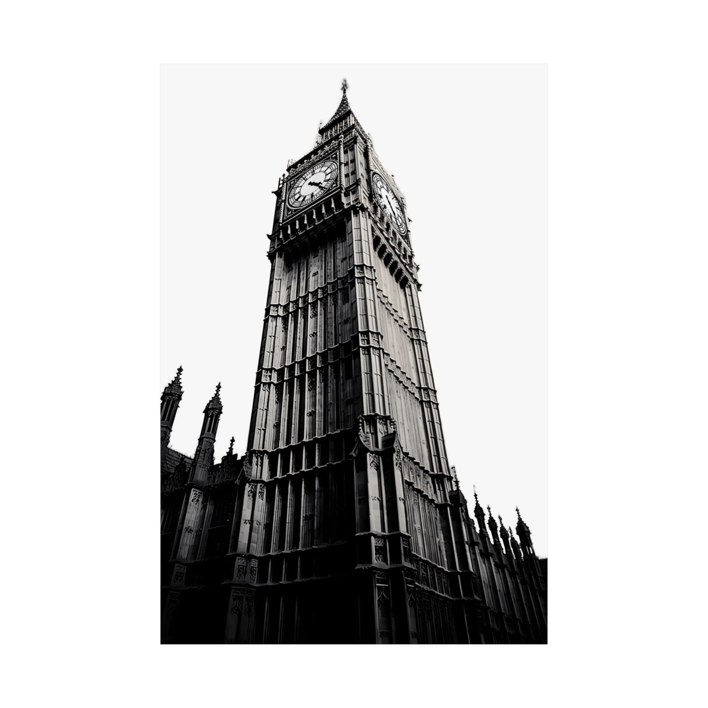 Big Ben Art Poster Print