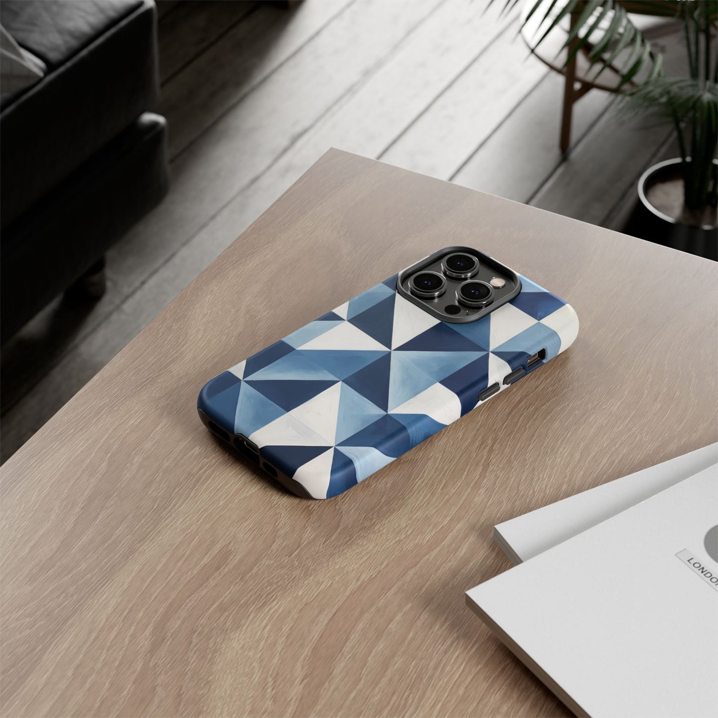 Blue Diamond Phone Case