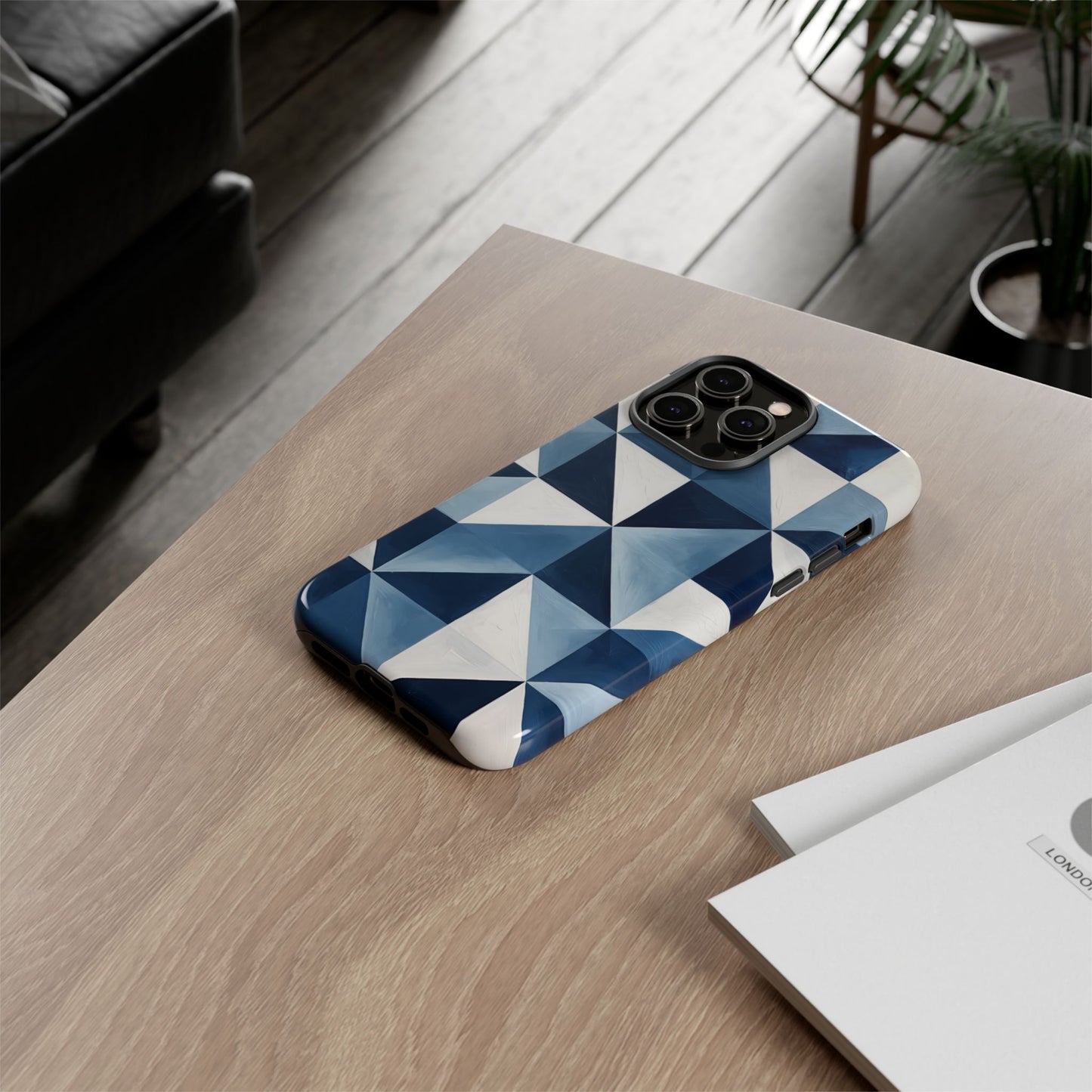 Blue Diamond Phone Case