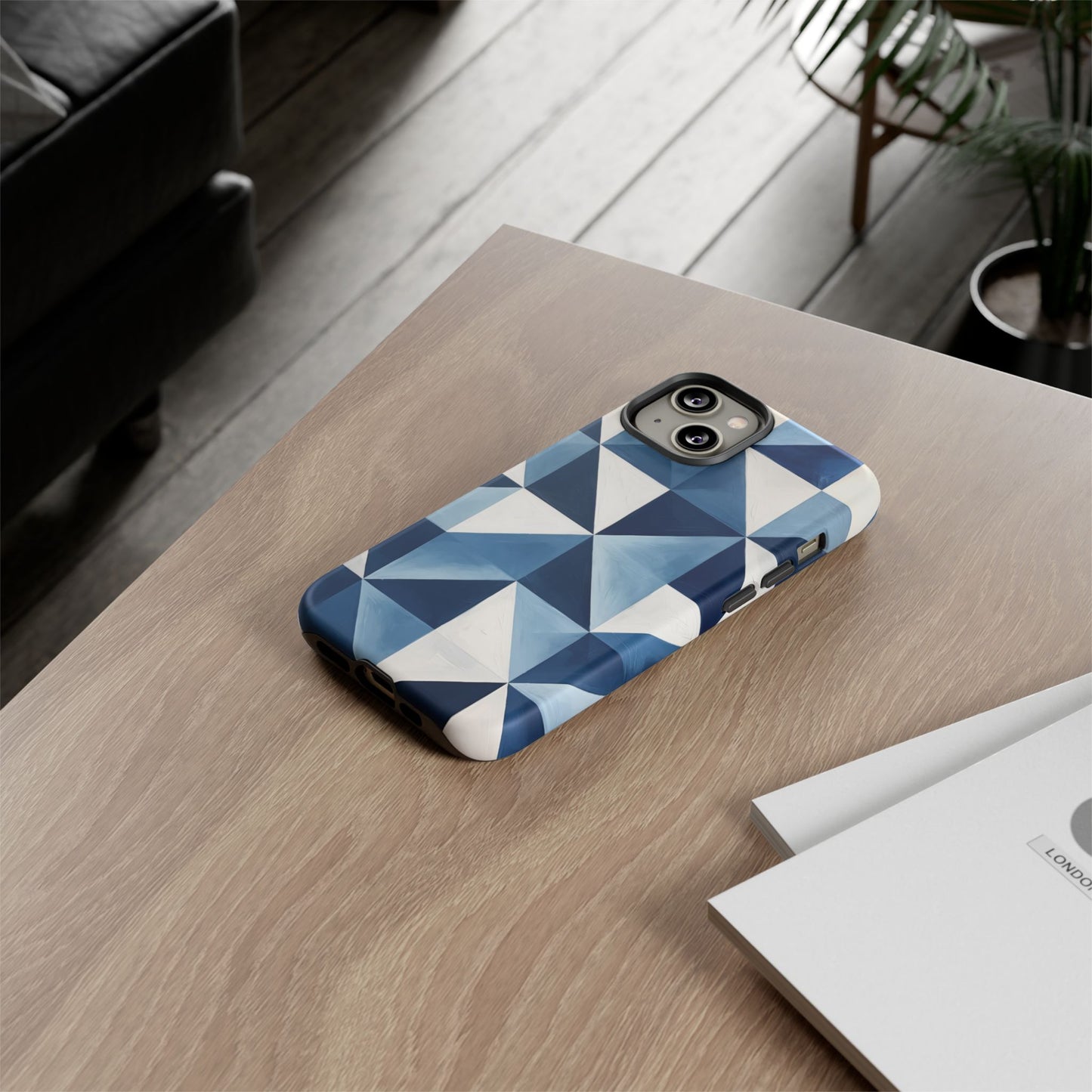 Blue Diamond Phone Case
