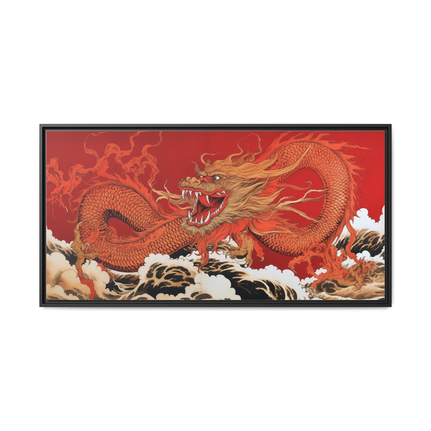 Double Happiness Framed Art Canvas