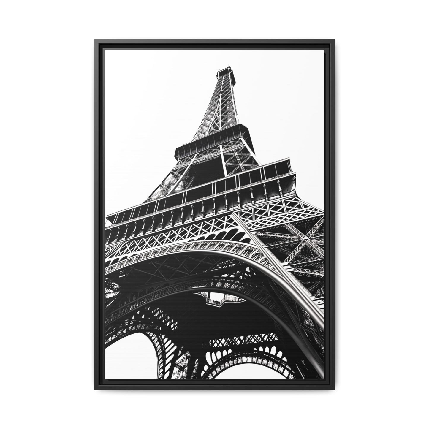 Eiffel Tower Framed Art Canvas