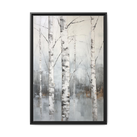 Alpine Mist Framed Art Canvas