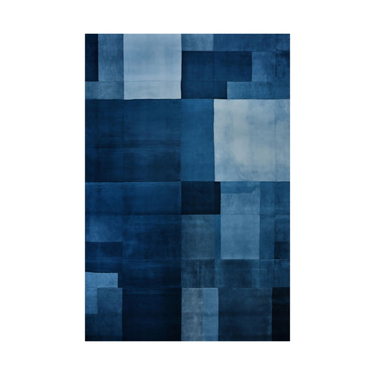 Blue Denim Fine Art Poster Print