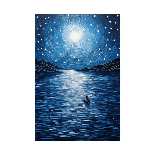 Blue Moon Fine Art Poster Print