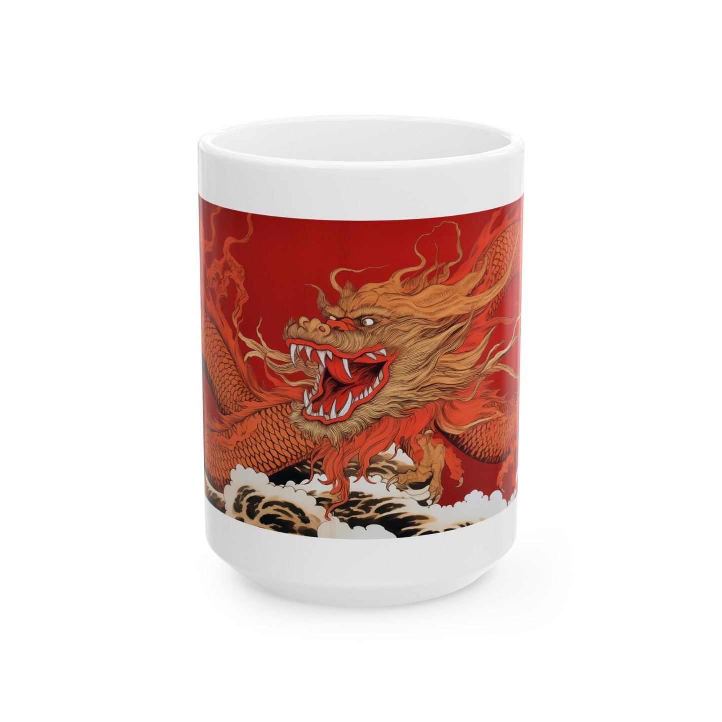 Double Happiness Ceramic Art Mug 15oz