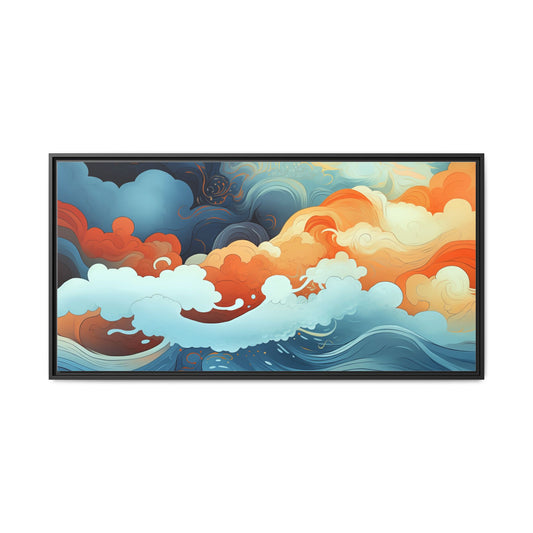 Mongolian Sky Framed Art Canvas