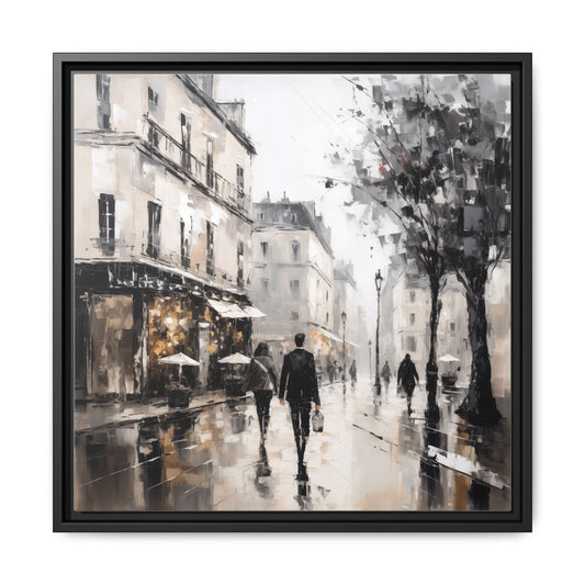 Parisian Framed Art Canvas