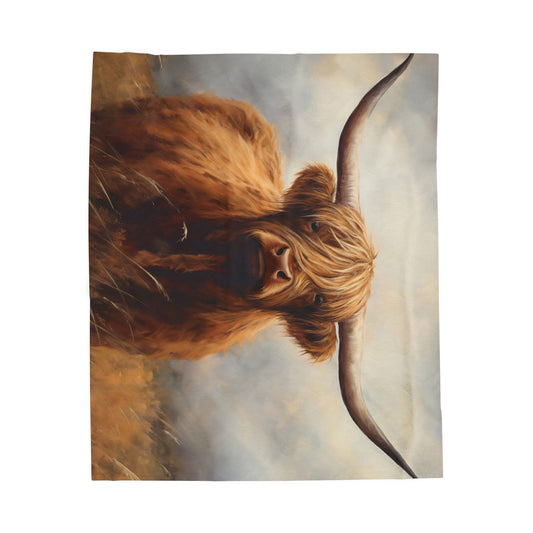 Seamus Plush Art Blanket