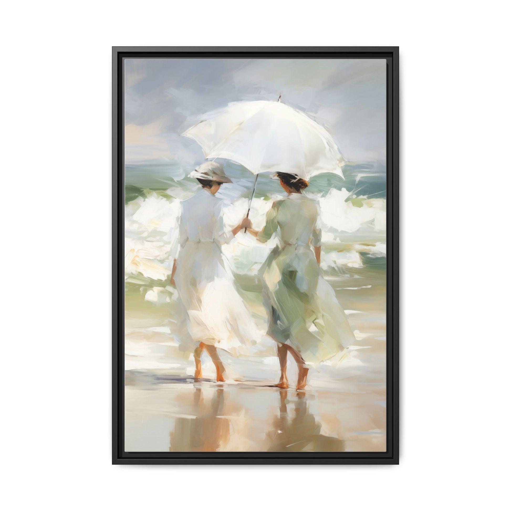 Seaside Framed Art Canvas
