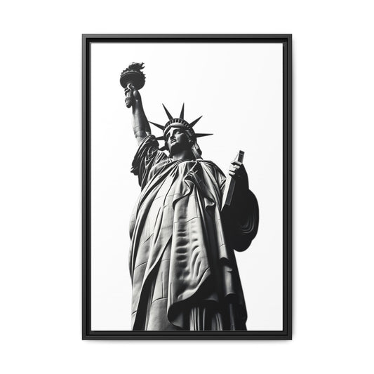 Statue of Liberty Framed Art Canvas