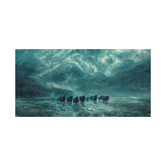 Storm Horses Fine Art Canvas