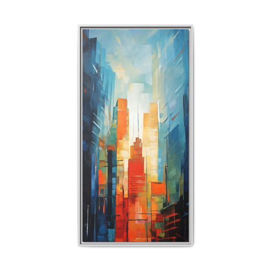 Urban Autumn Framed Art Canvas