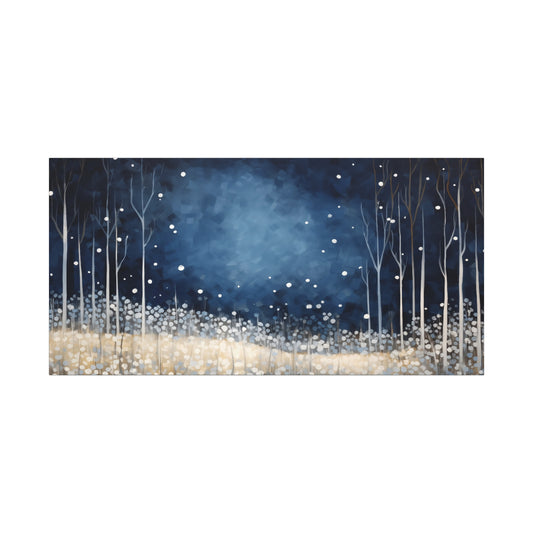 Winter Woods Fine Art Canvas